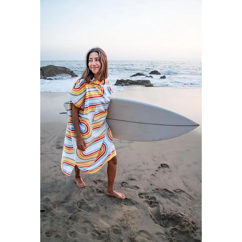 Poncho de camerino PACKTOWL PT Poncho (Retro Curve)