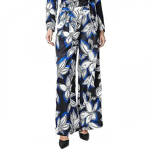 Principios Mujer/Mujer Pantalones Florales de Pierna Ancha