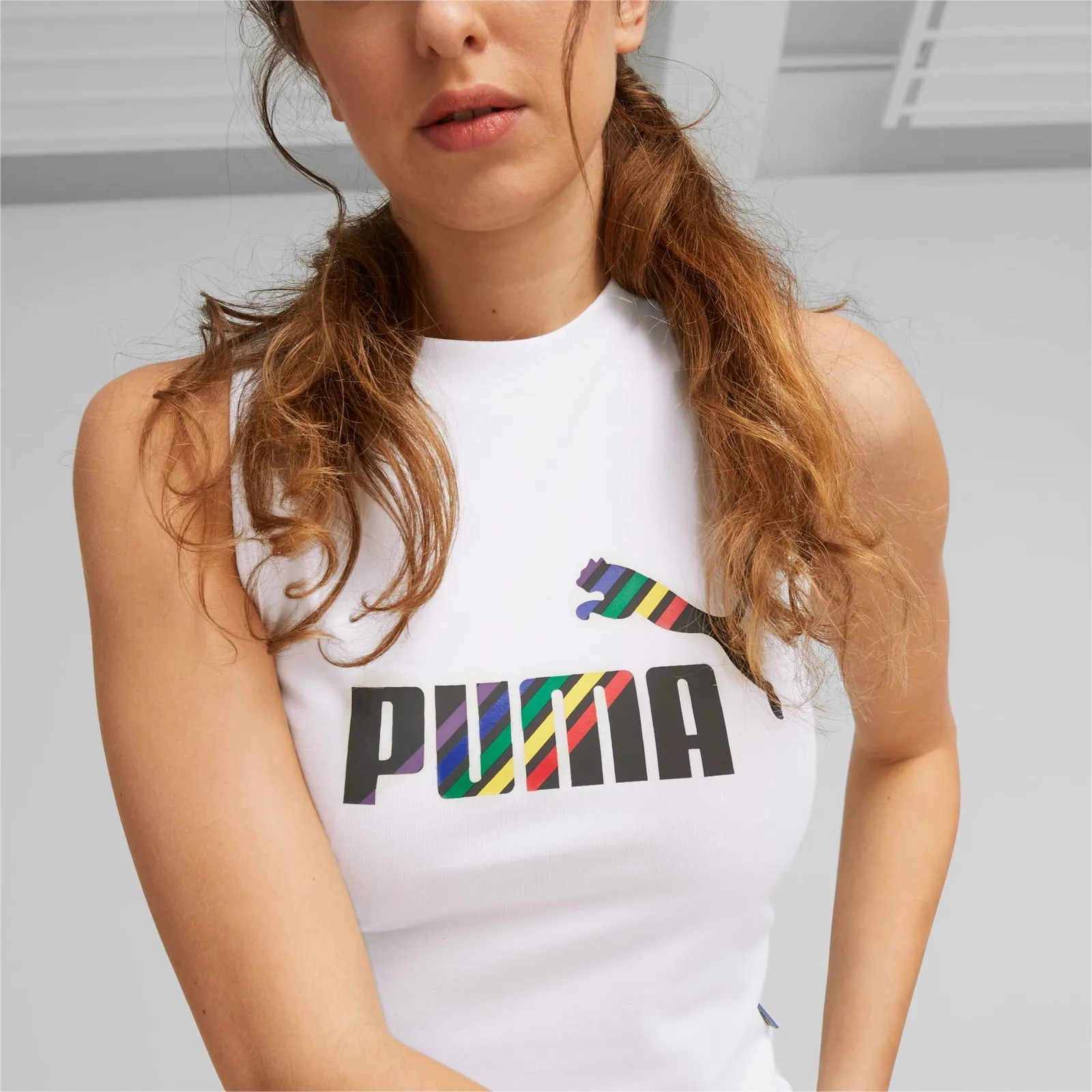 PUMA ESSENTIALS+ LOVE IS LOVE TANKTOP