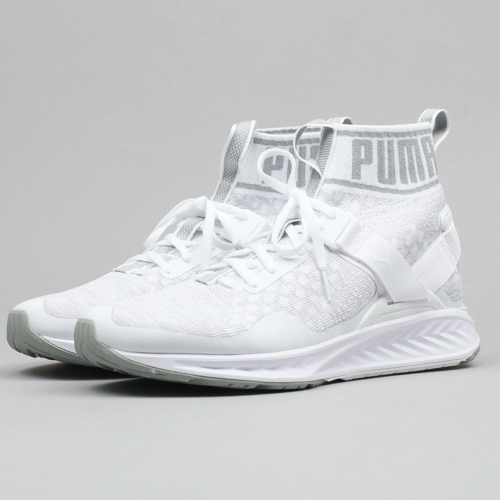 PUMA IGNITE EVOKNIT WN'S WHITE  QUARRY  VAPOROUS GRAY