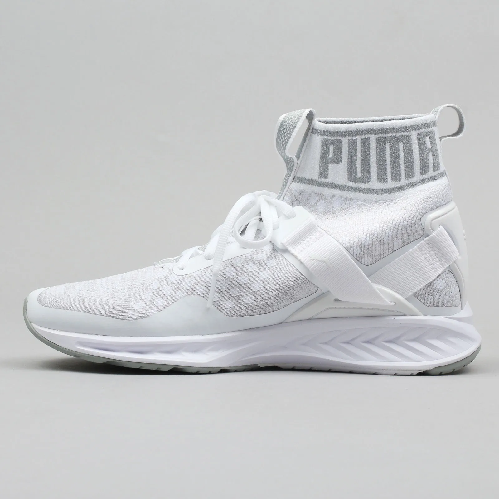 PUMA IGNITE EVOKNIT WN'S WHITE  QUARRY  VAPOROUS GRAY