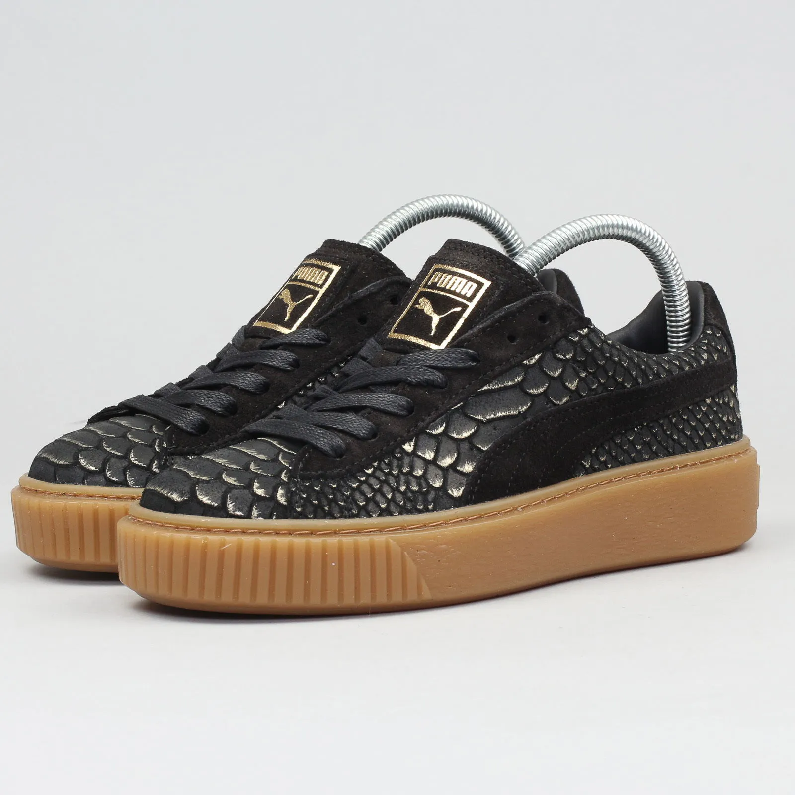 PUMA PLATFORM EXOTSKIN WN'S BLACK  GOLD