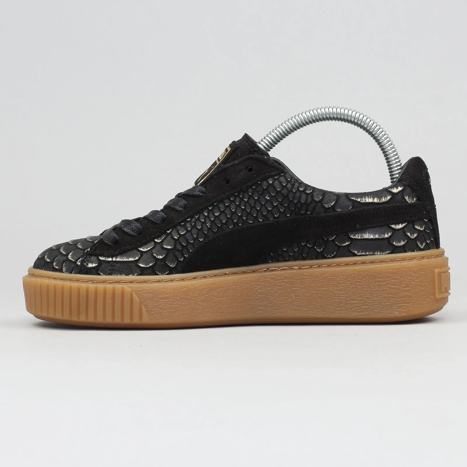 PUMA PLATFORM EXOTSKIN WN'S BLACK  GOLD