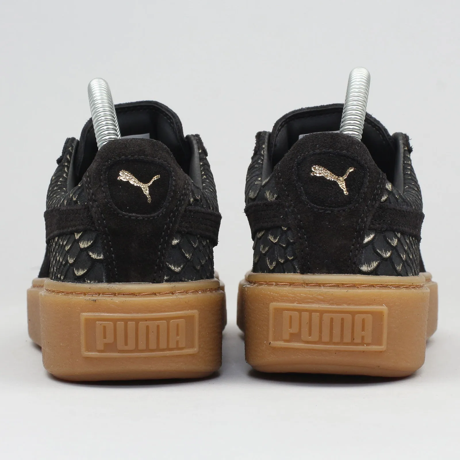 PUMA PLATFORM EXOTSKIN WN'S BLACK  GOLD