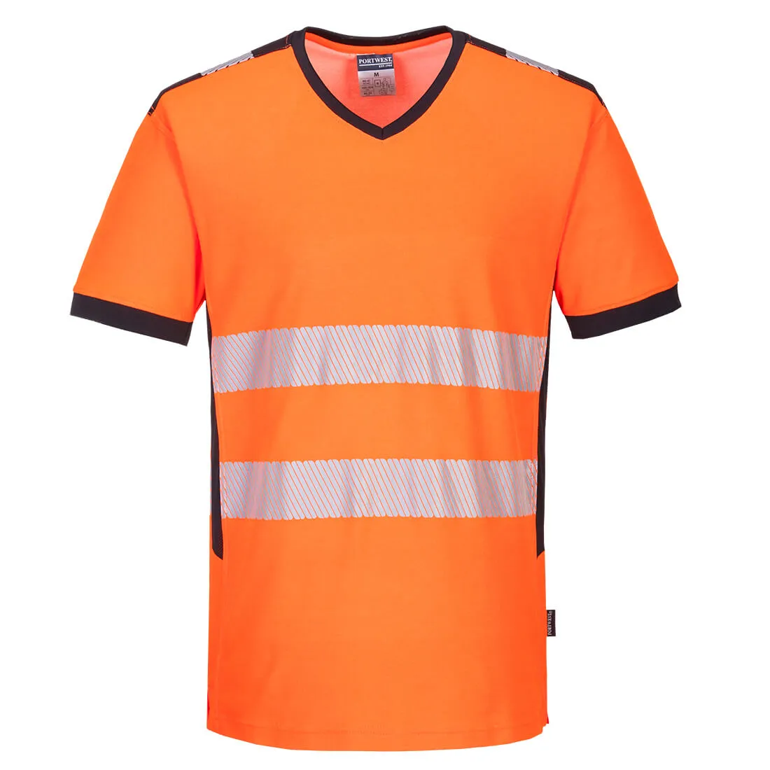 PW310 – Camiseta PW3 de alta visibilidad con cuello en V