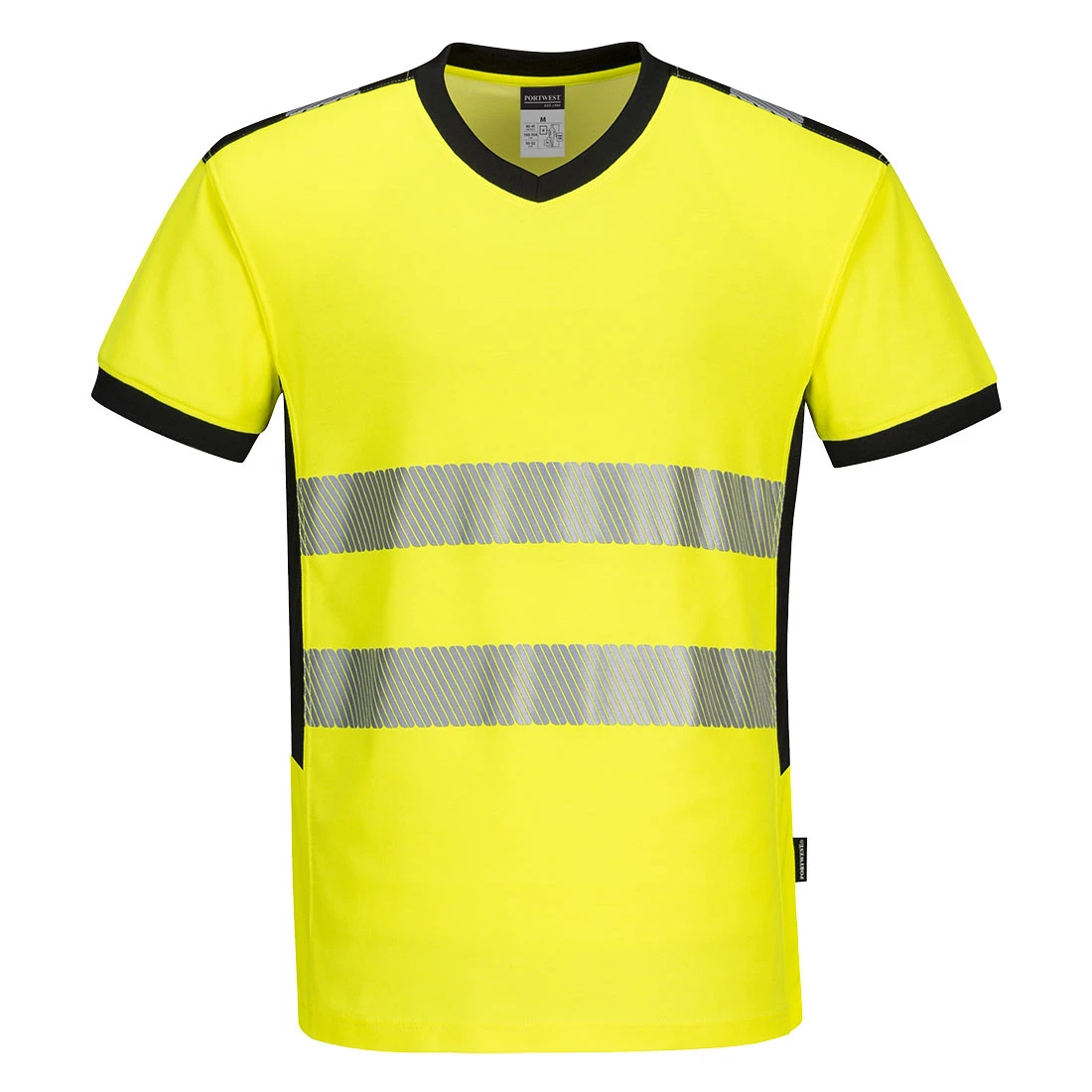 PW310 – Camiseta PW3 de alta visibilidad con cuello en V