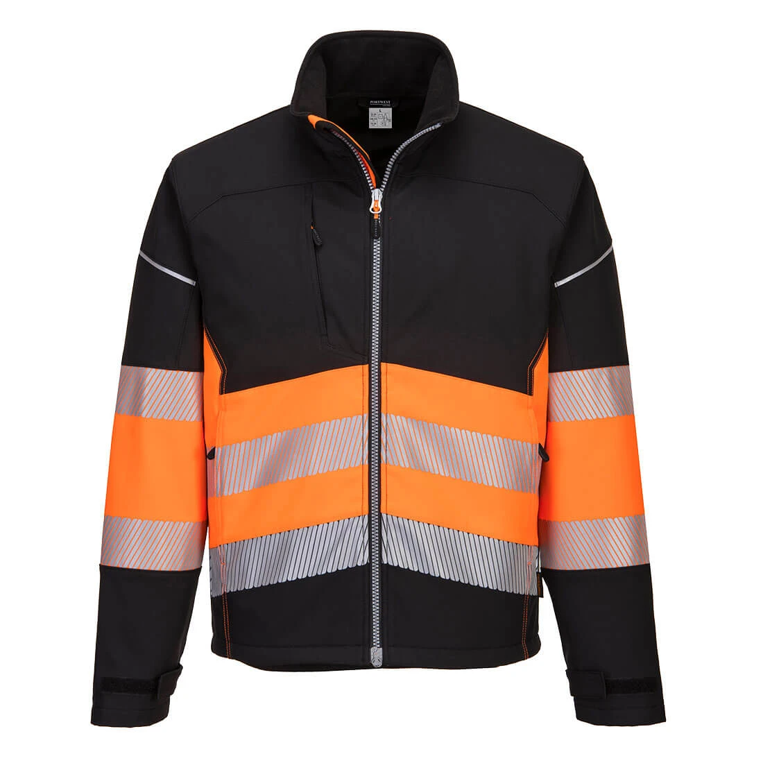 PW375 – Softshell PW3 de alta visibilidad, clase 1 (3 capas)