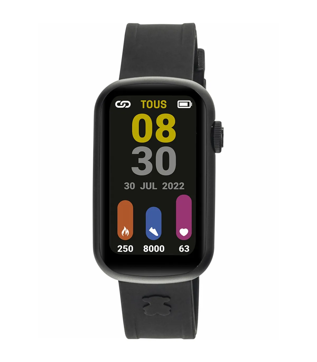 RELOJ TOUS SMARTWATCH MUJER TBAND CORREA INTERCAMBIABLE NYLON/SILICONA ROSA/NEGRO  200351088