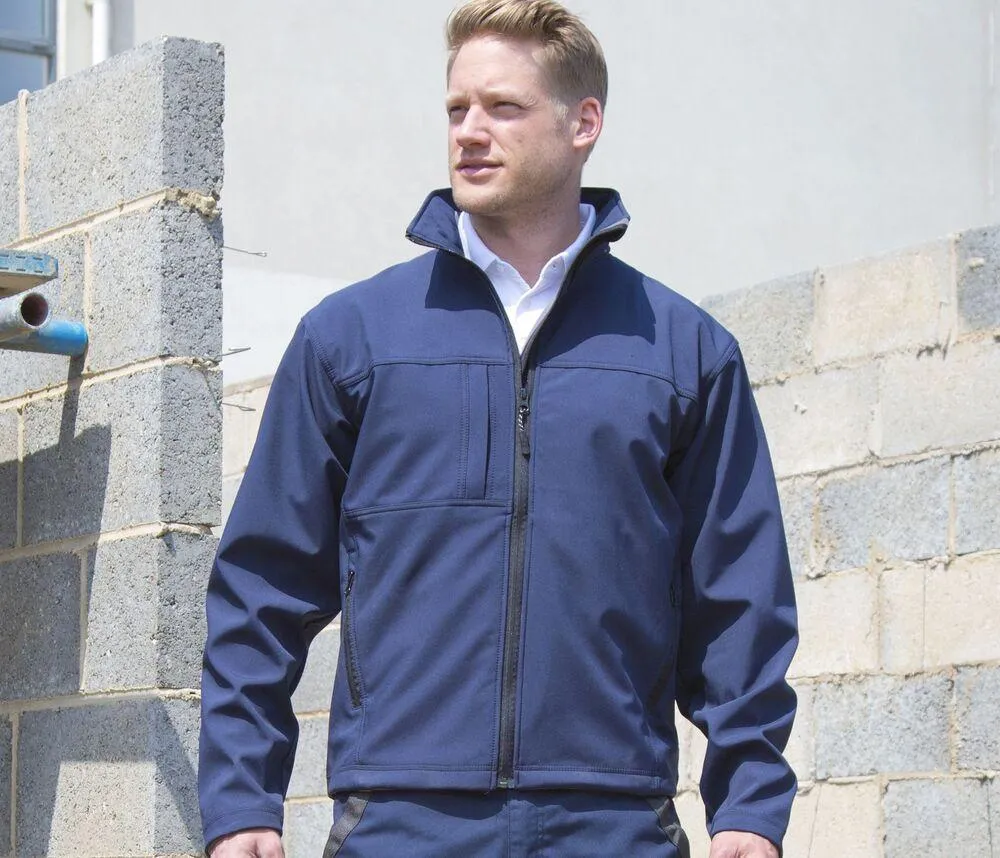 RESULT RS121  CHAQUETA CLÁSICA SOFTSHELL  MARINA
