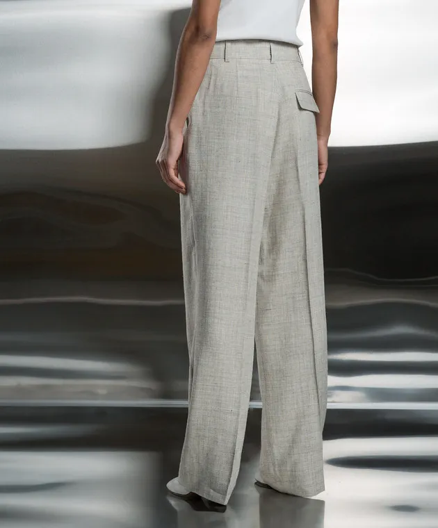 Rohe Gray pants with linen