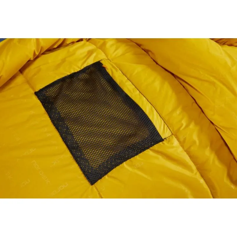 SACO DE DORMIR NORDISK PUK 2° CURVE XL (TRUE NAVY/MUSTARD YELLOW/BLACK)