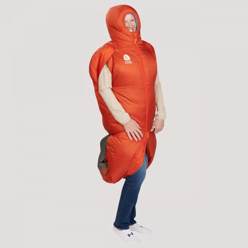 Saco de dormir Sierra Designs Mobile Mummy 800f 15 Deg WMN Reg (Rojo) Mujer