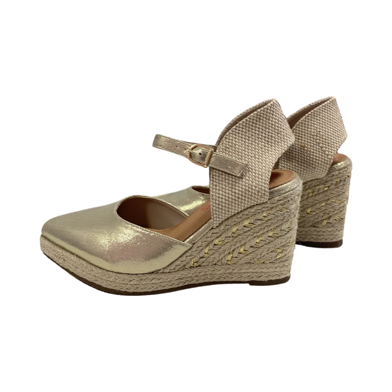 SANDALIA MUJER MANDARINA 819DF ORO