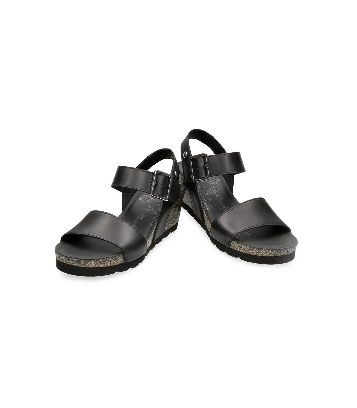 Sandalias bio para mujer con cuña y plataforma