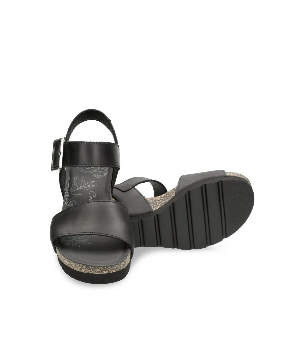 Sandalias bio para mujer con cuña y plataforma