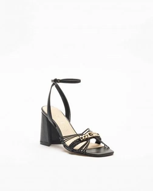 Sandalias de tacón alto Guess FLJKENLEA03 Negro