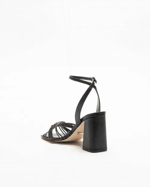 Sandalias de tacón alto Guess FLJKENLEA03 Negro