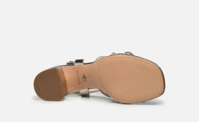 Sandalias Y Zue Tamaris 28236 piel vegana blanco