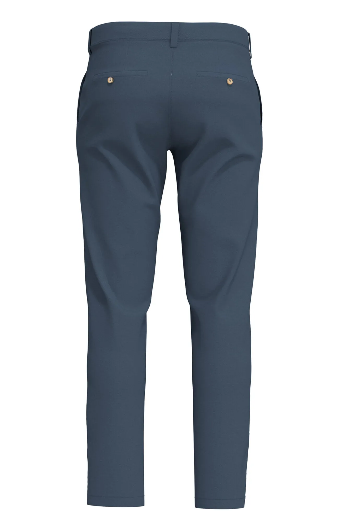 Selected Pantalón chino clásico Slim Fit confeccionado con algodón orgánico