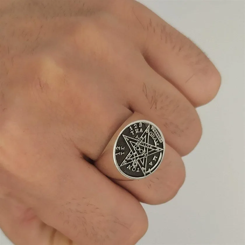 Sello plata tetragramatón
