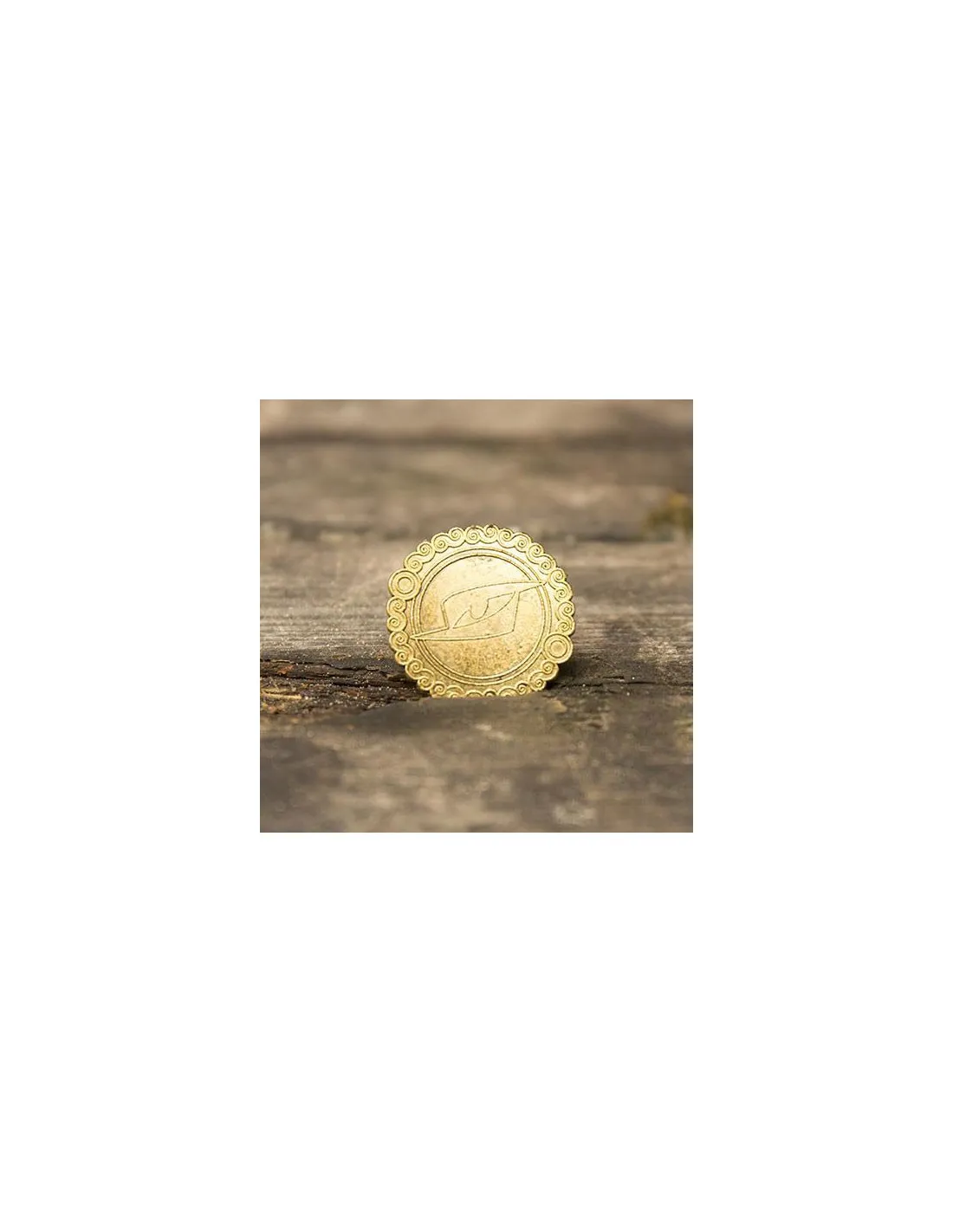 Set 200 monedas medievales León doradas