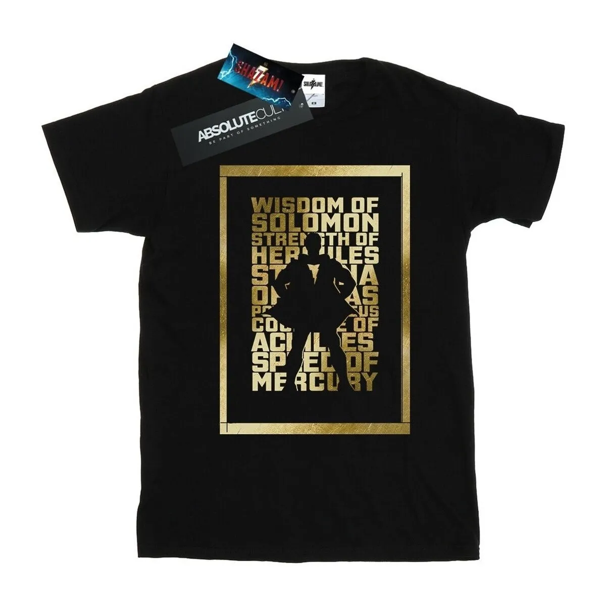 Shazam Gold Text