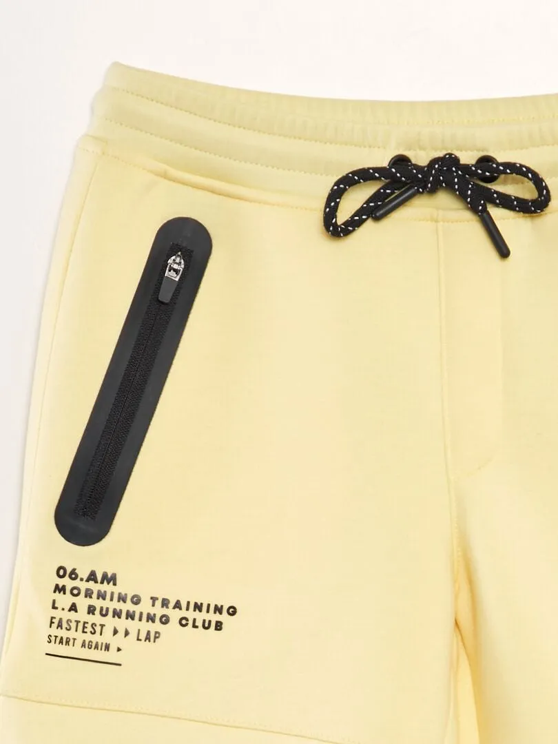 SHORT DE NEOPRENO  AMARILLO