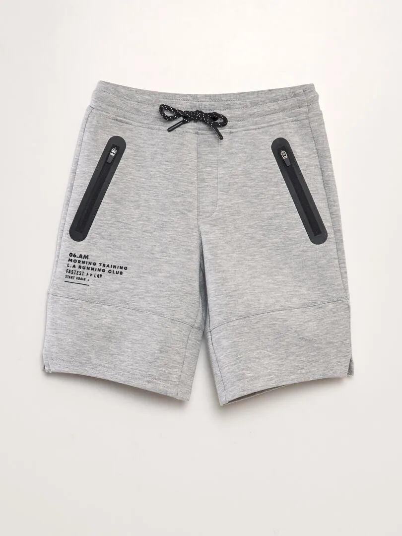 SHORT DE NEOPRENO  GRIS