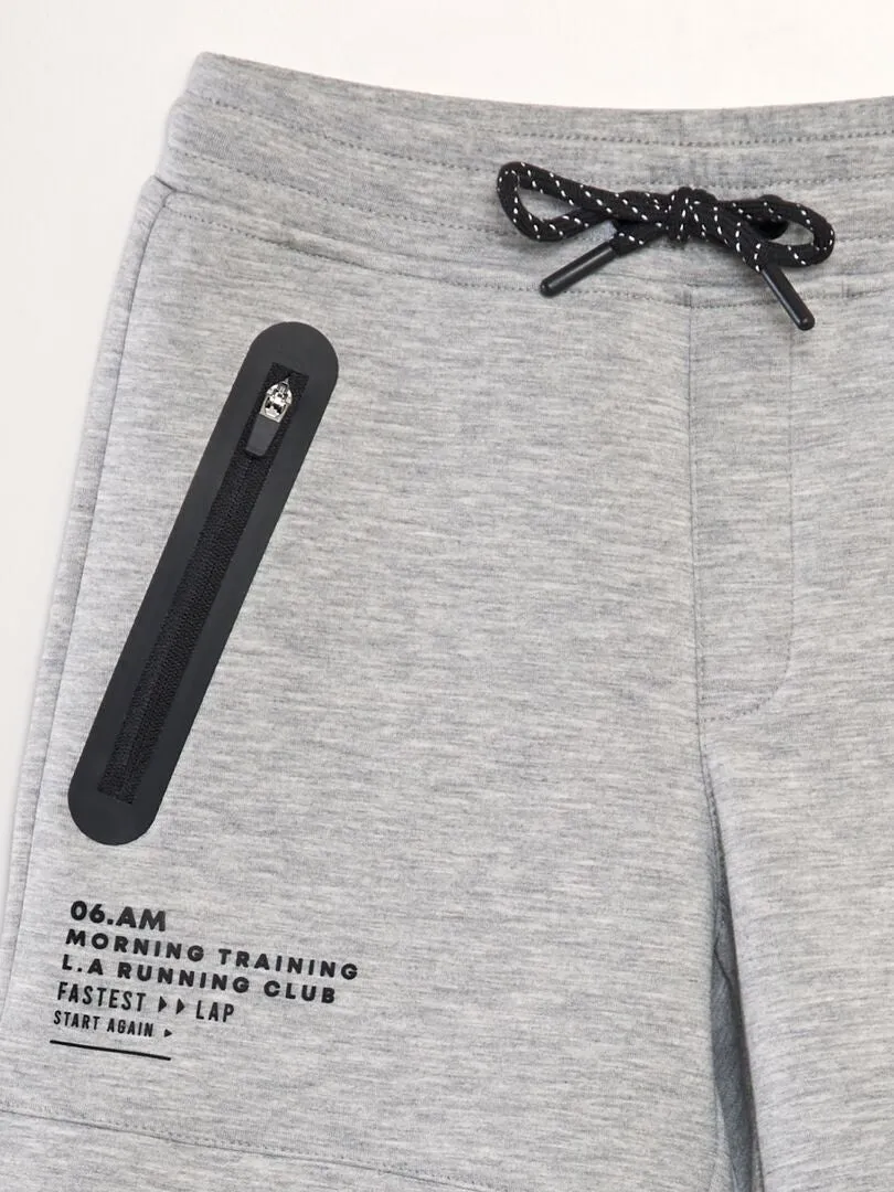 SHORT DE NEOPRENO  GRIS