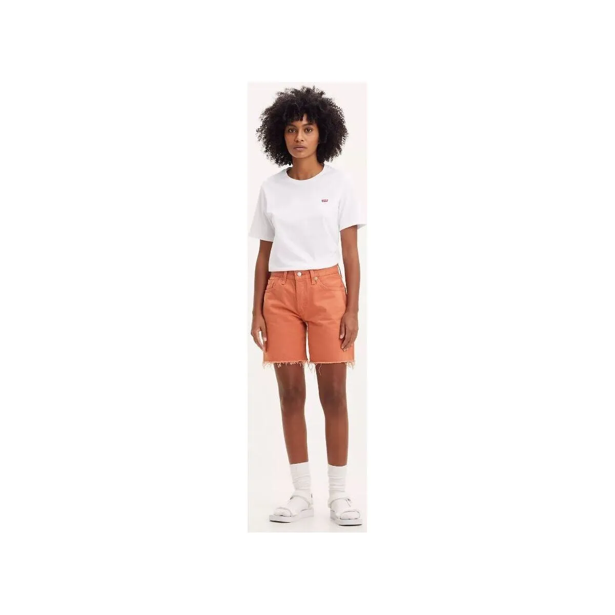 SHORT LEVI'S® CHARLIE HIGH LOW TIGHT RED MUJER