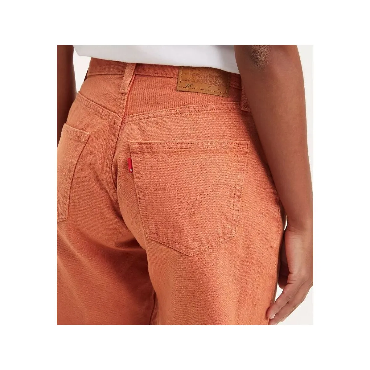 SHORT LEVI'S® CHARLIE HIGH LOW TIGHT RED MUJER