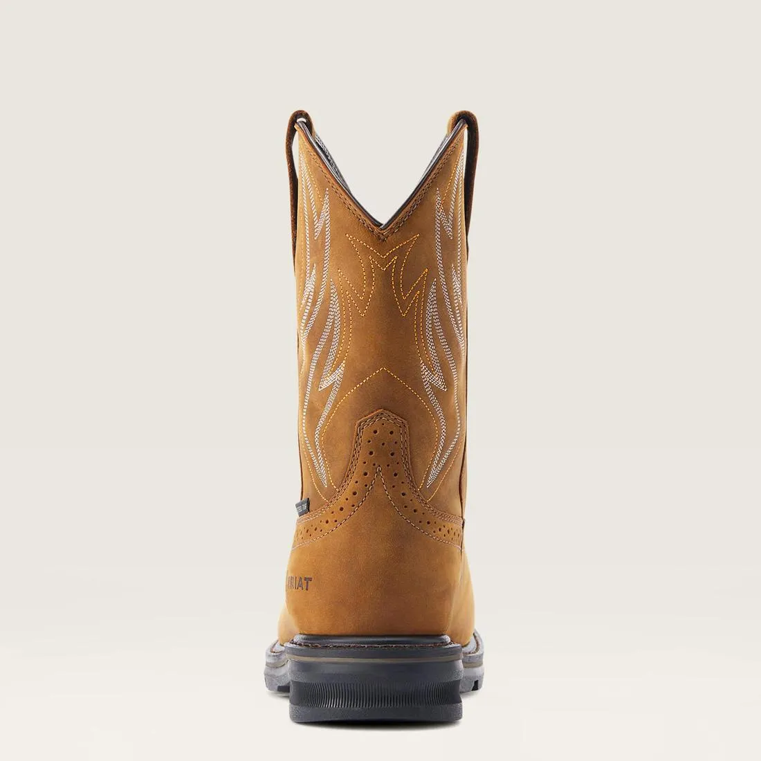 SIERRA SHOCK SHIELD STEELTOE WATERPROOF WORK BOOT DISTRESSED BROWN
