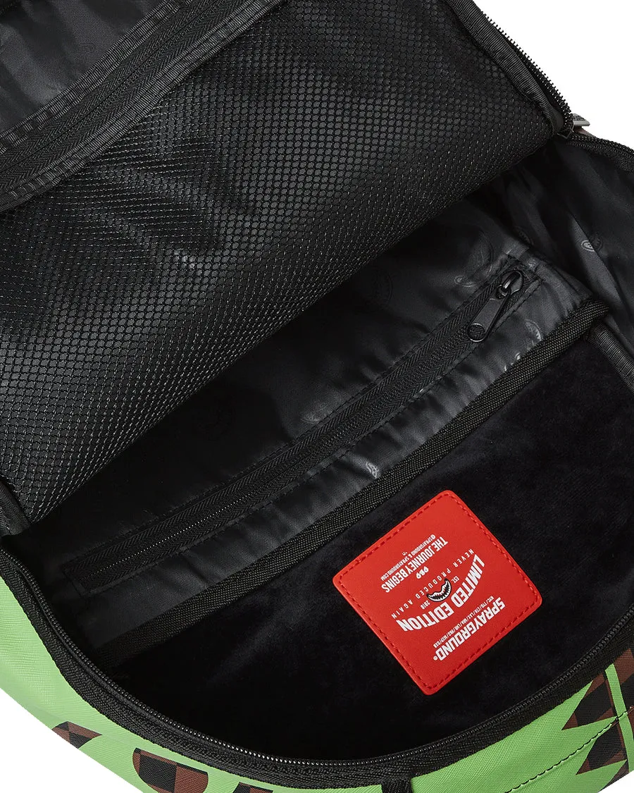 sprayground mochila green bear face backpack mochila