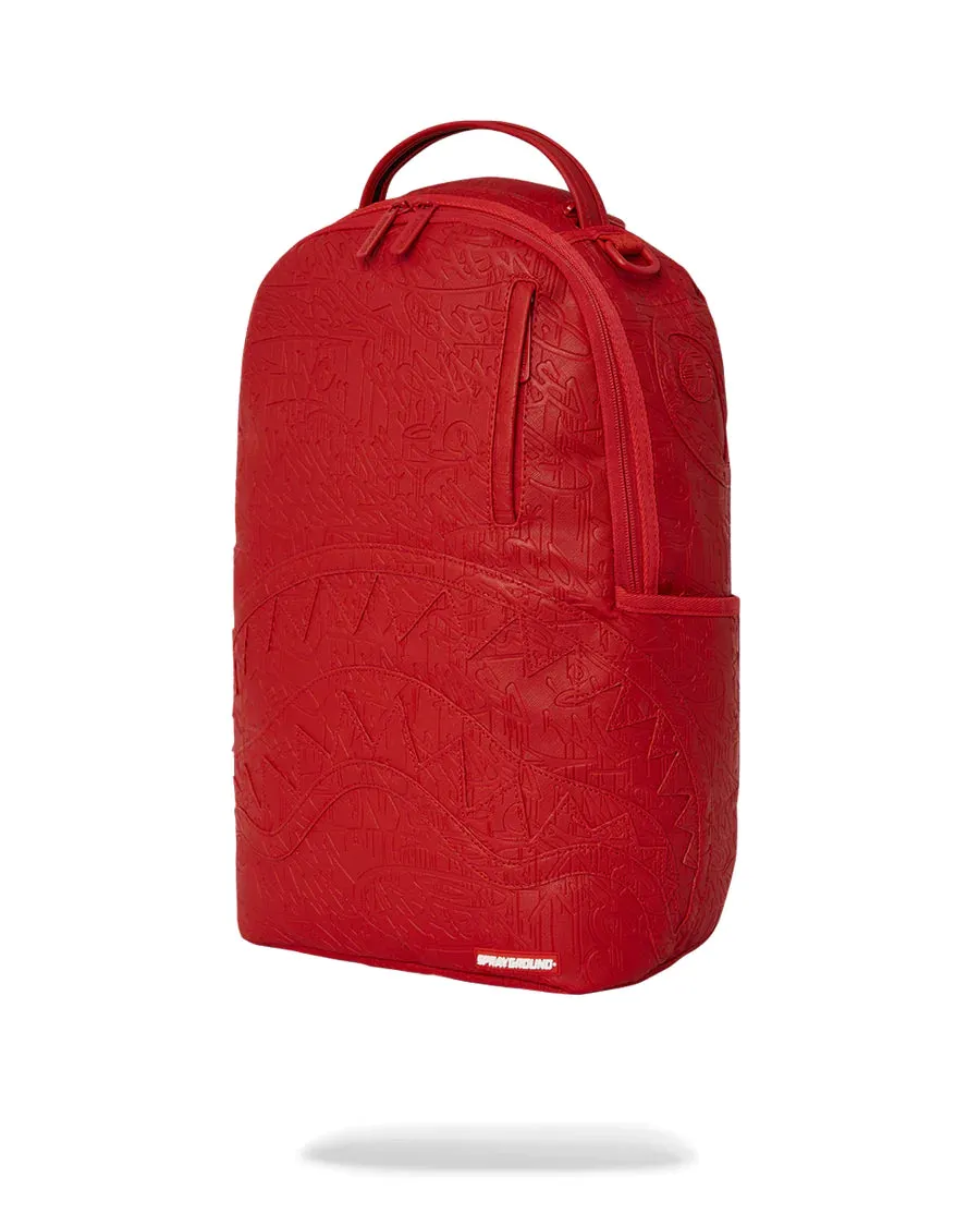sprayground mochila red scribble backpack