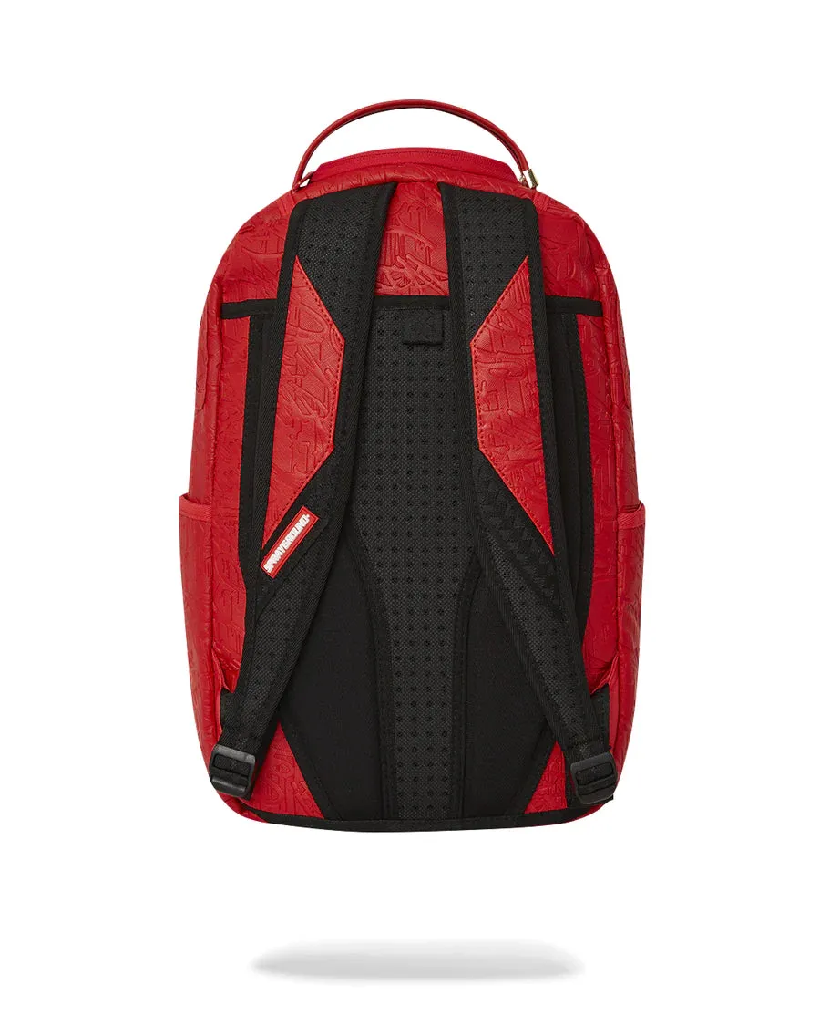 sprayground mochila red scribble backpack