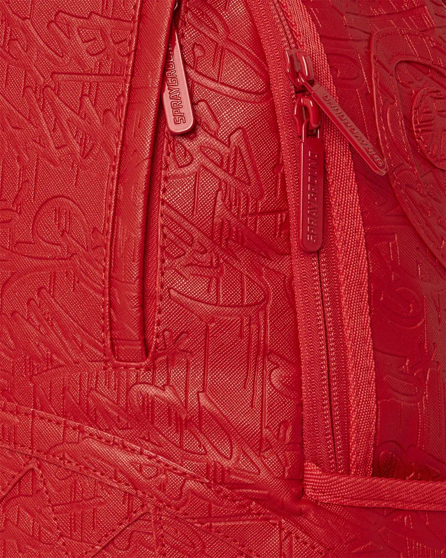 sprayground mochila red scribble backpack
