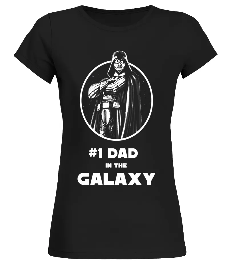 STAR WARS FATHER'S DAY DARTH VADER BEST DAD GRAPHIC TSHIRT  LIMITED EDITION CAMISETA CUELLO REDONDO MUJER