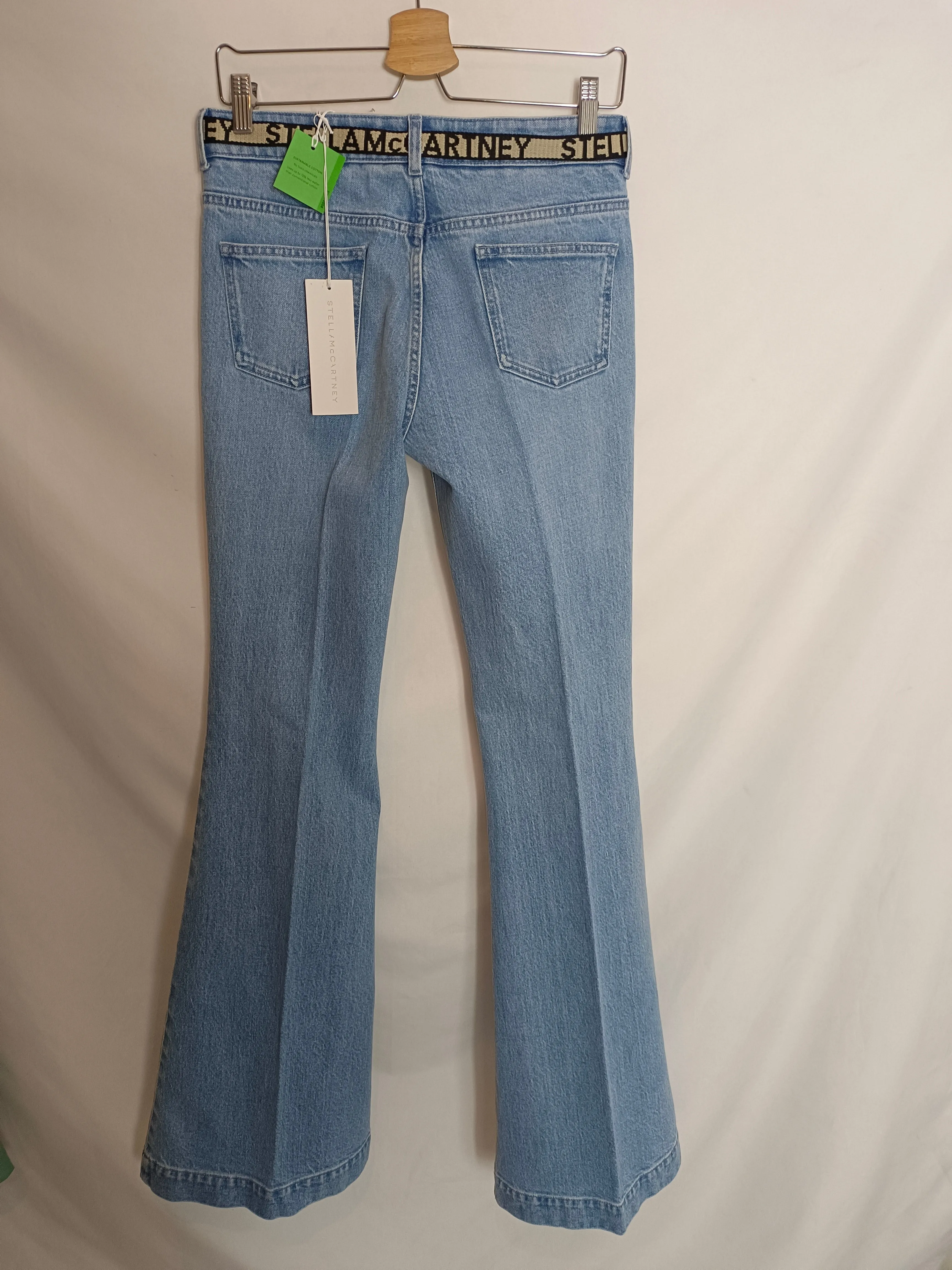 STELLA McCARTNEY. Pantalón denim campana T.29(38)