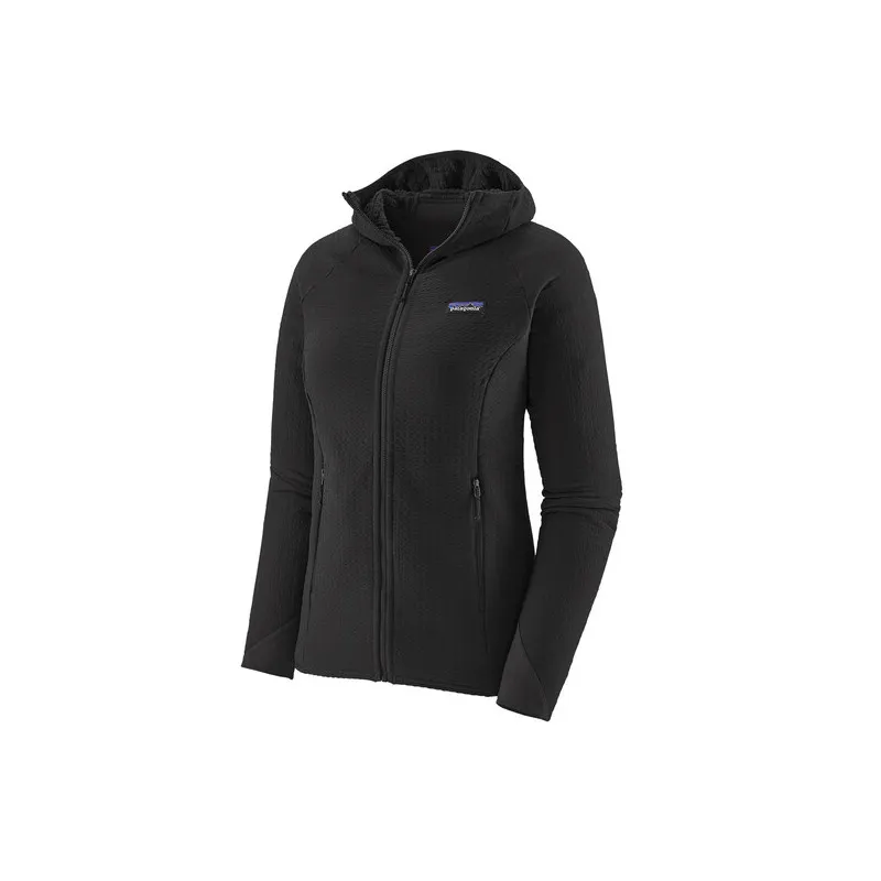 Sudadera con capucha Techface R2 de Patagonia (Black), mujer polar