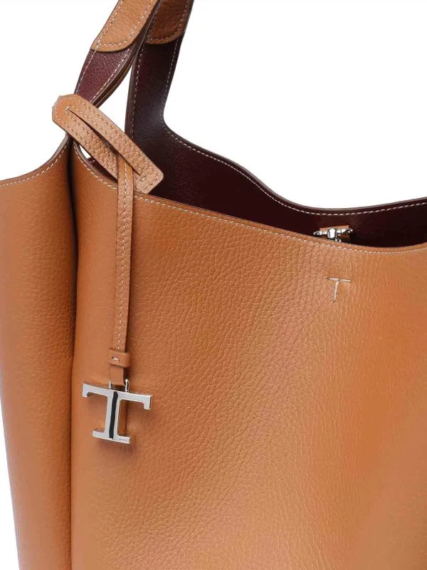 TOD'S BOLSO SACO  MARRóN
