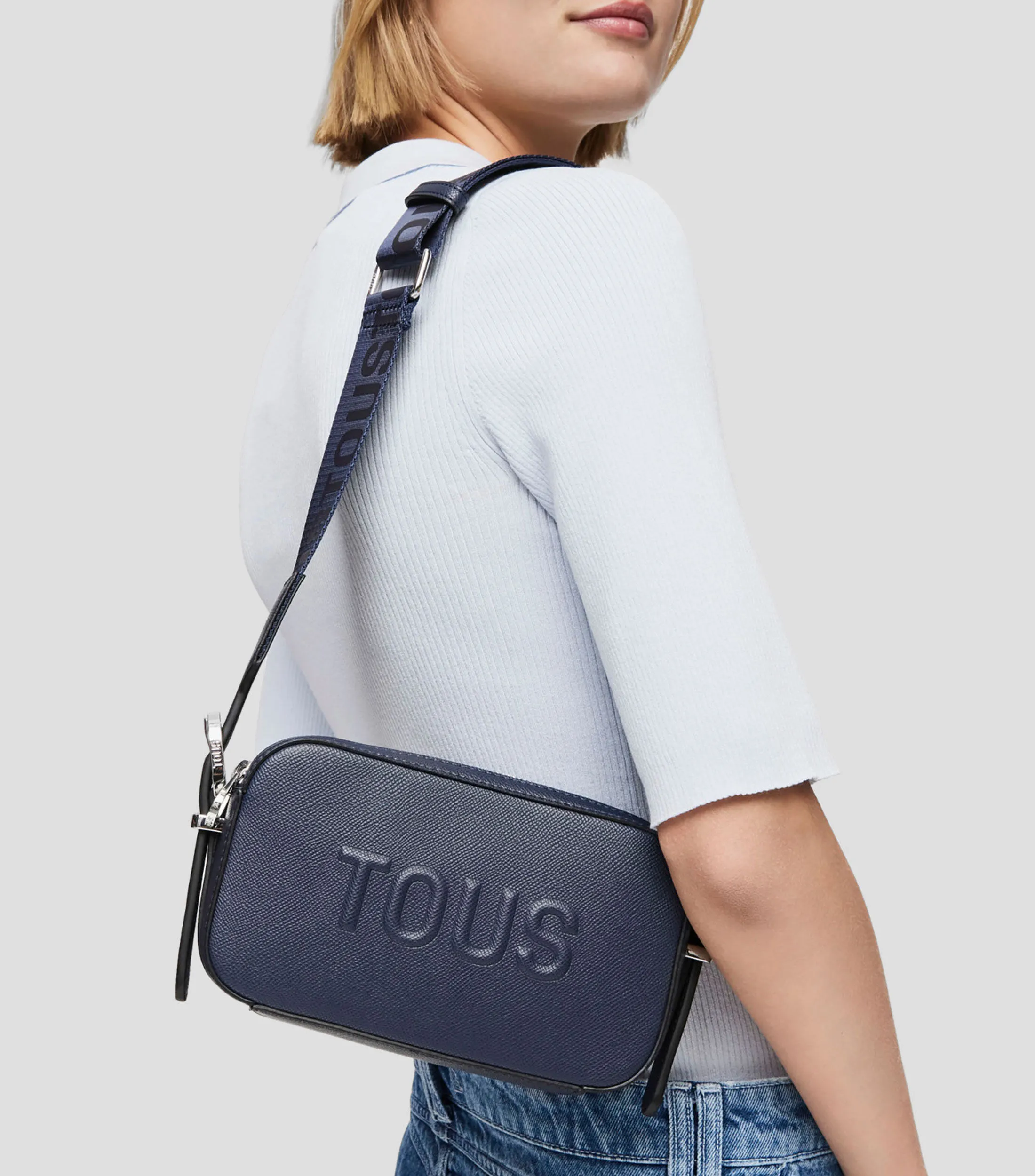 Tous Bolso crossbody Reporter azul marino Brenda Mujer