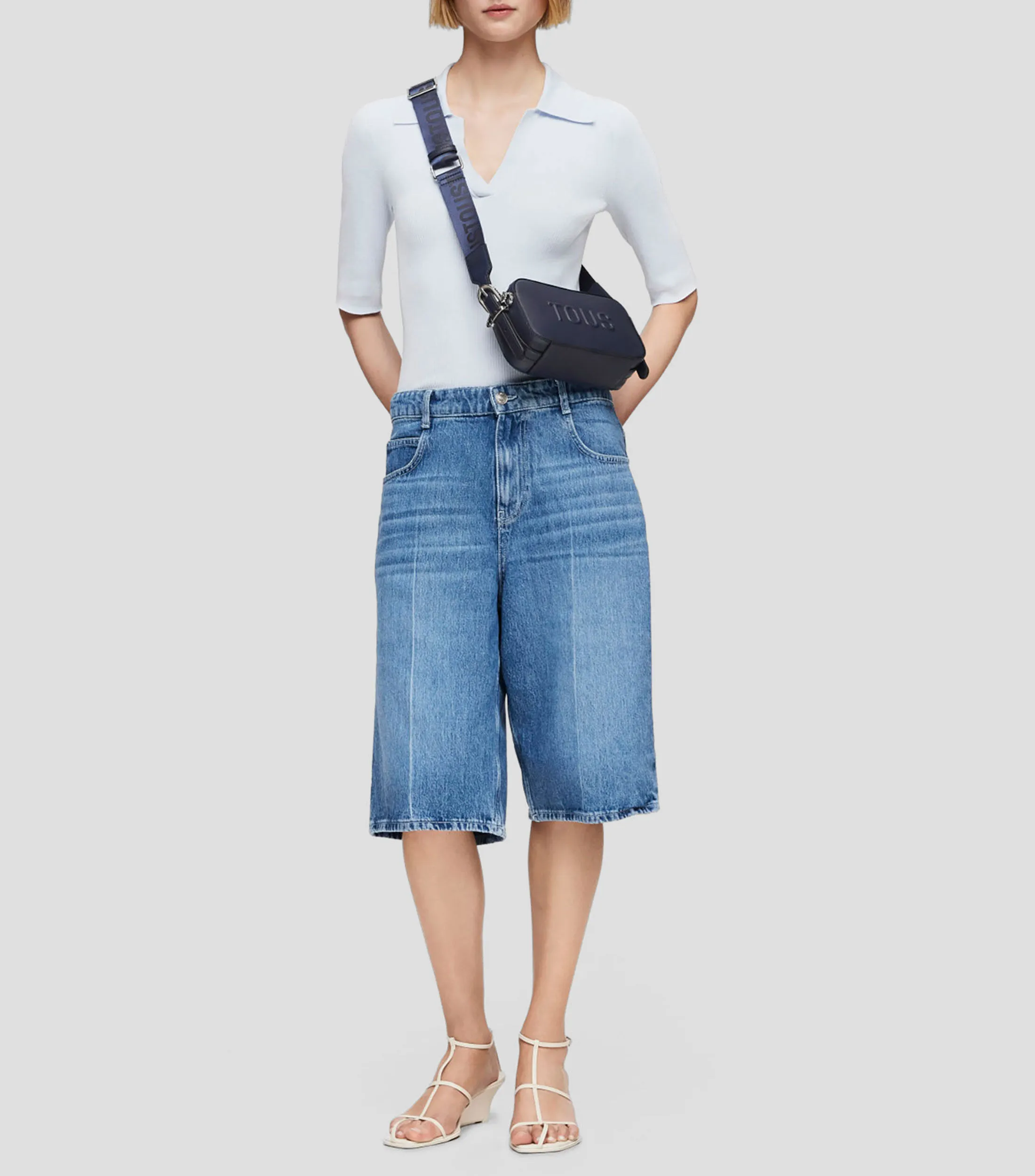 Tous Bolso crossbody Reporter azul marino Brenda Mujer