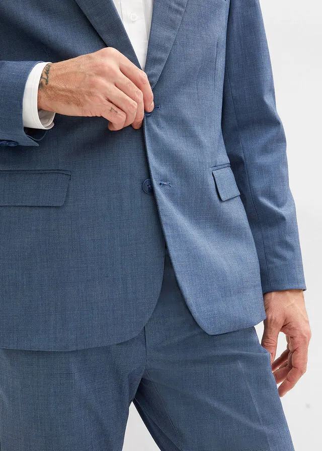Traje (2 piezas): americana y pantalón Azul marino jaspeado