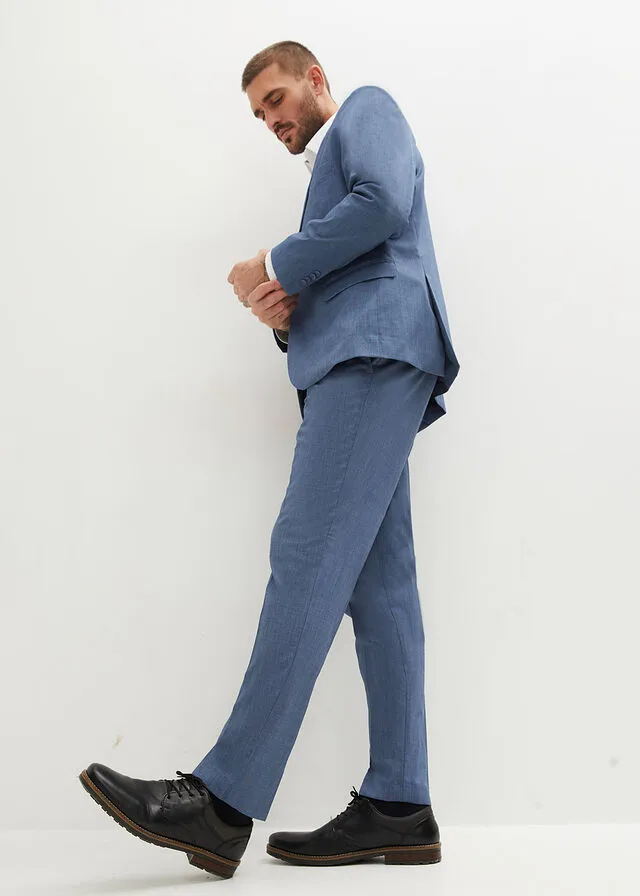 Traje (2 piezas): americana y pantalón Azul marino jaspeado