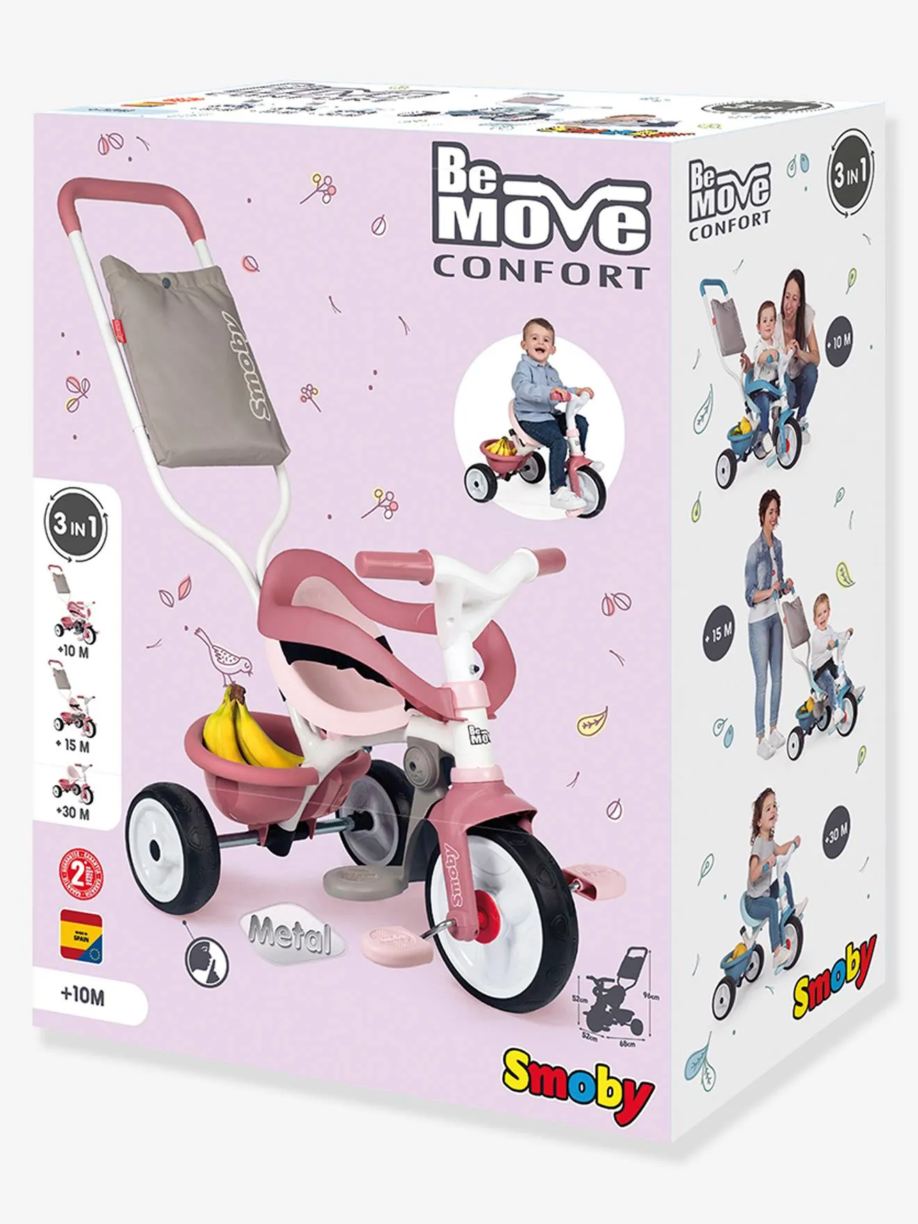 TRICICLO BE MOVE CONFORT  SMOBY