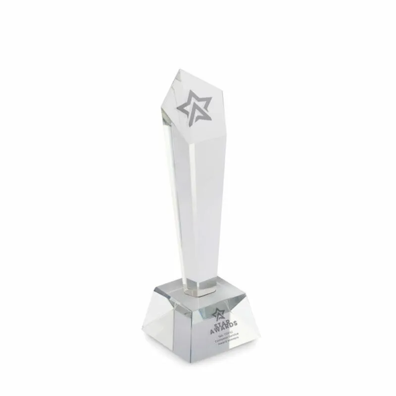 Trofeos de cristal Diaward personalizados