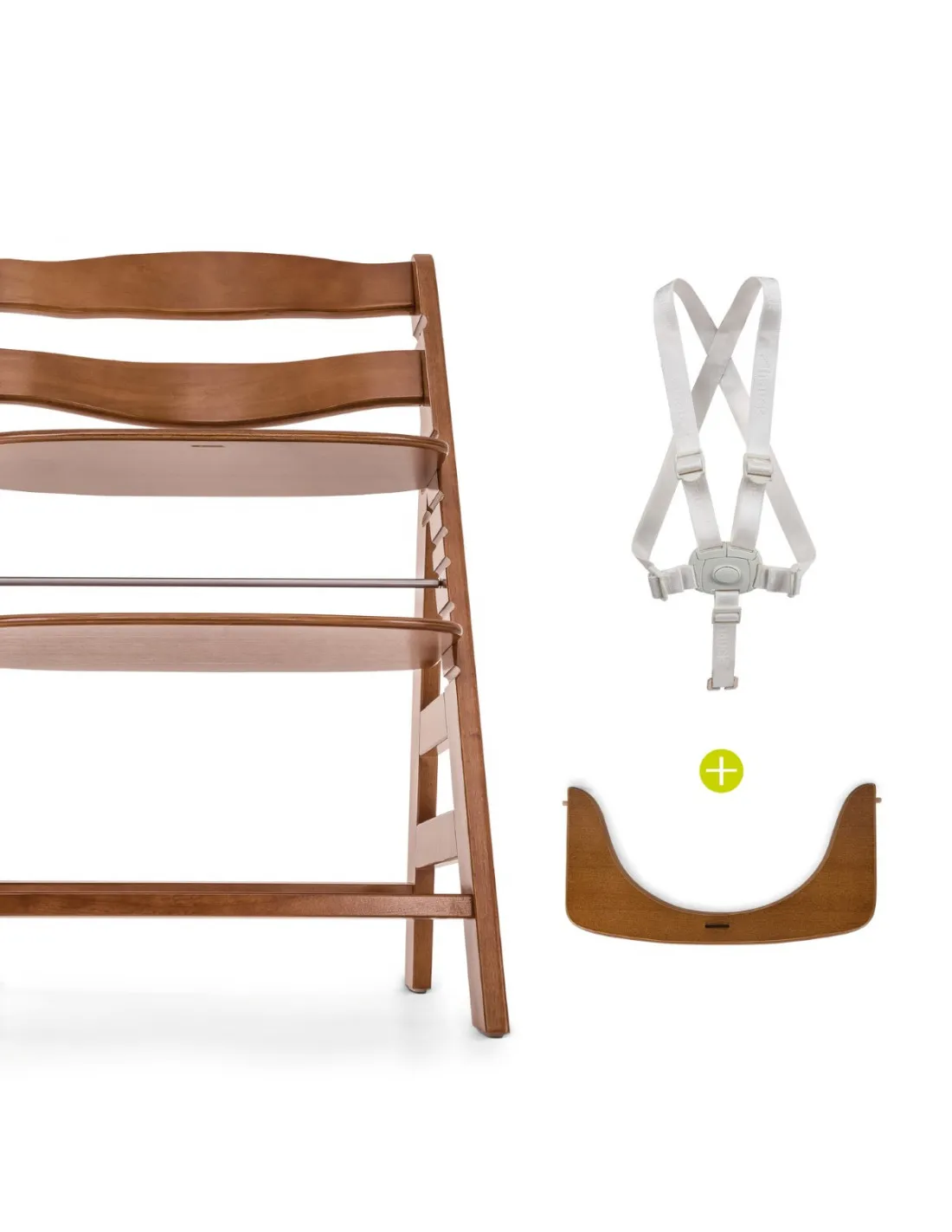Trona bebé Hauck alpha plus walnut