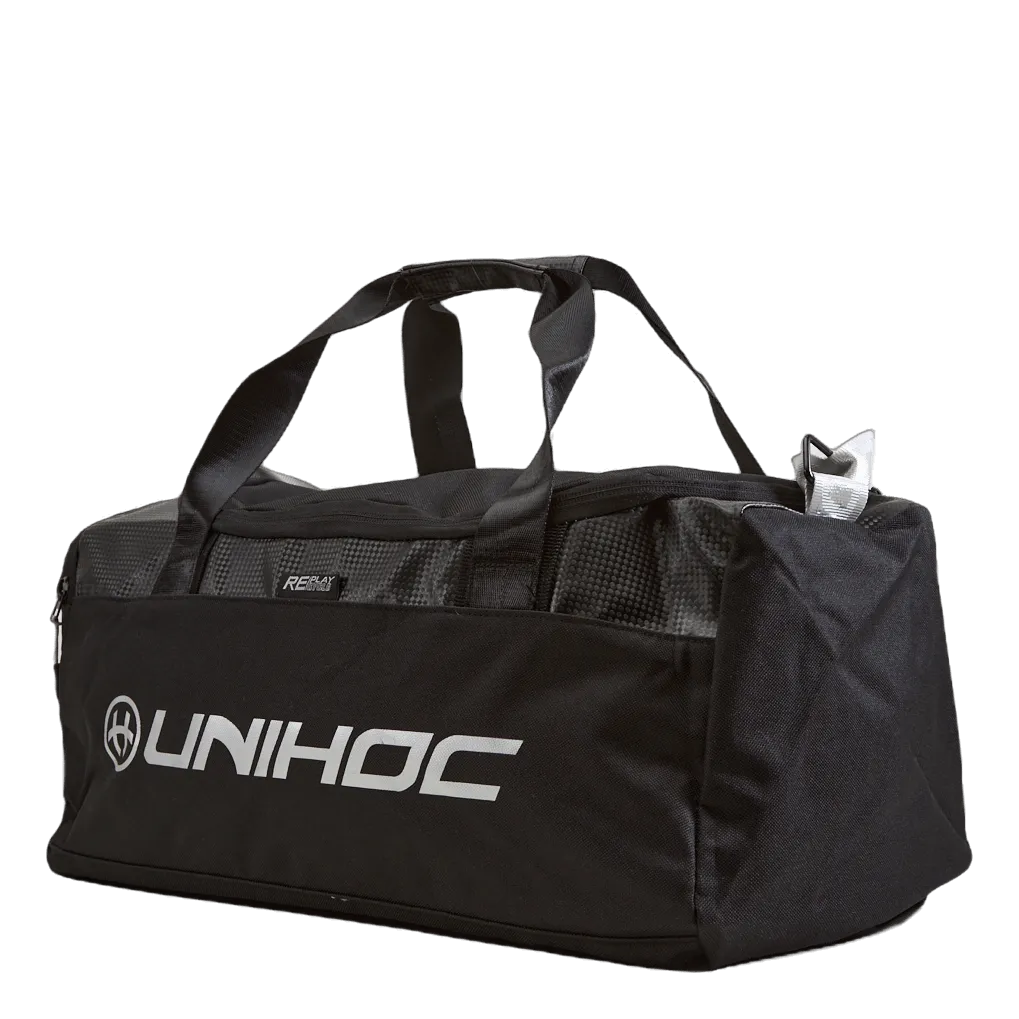 Unihoc Sportbag Re/play Line Small Bl Black