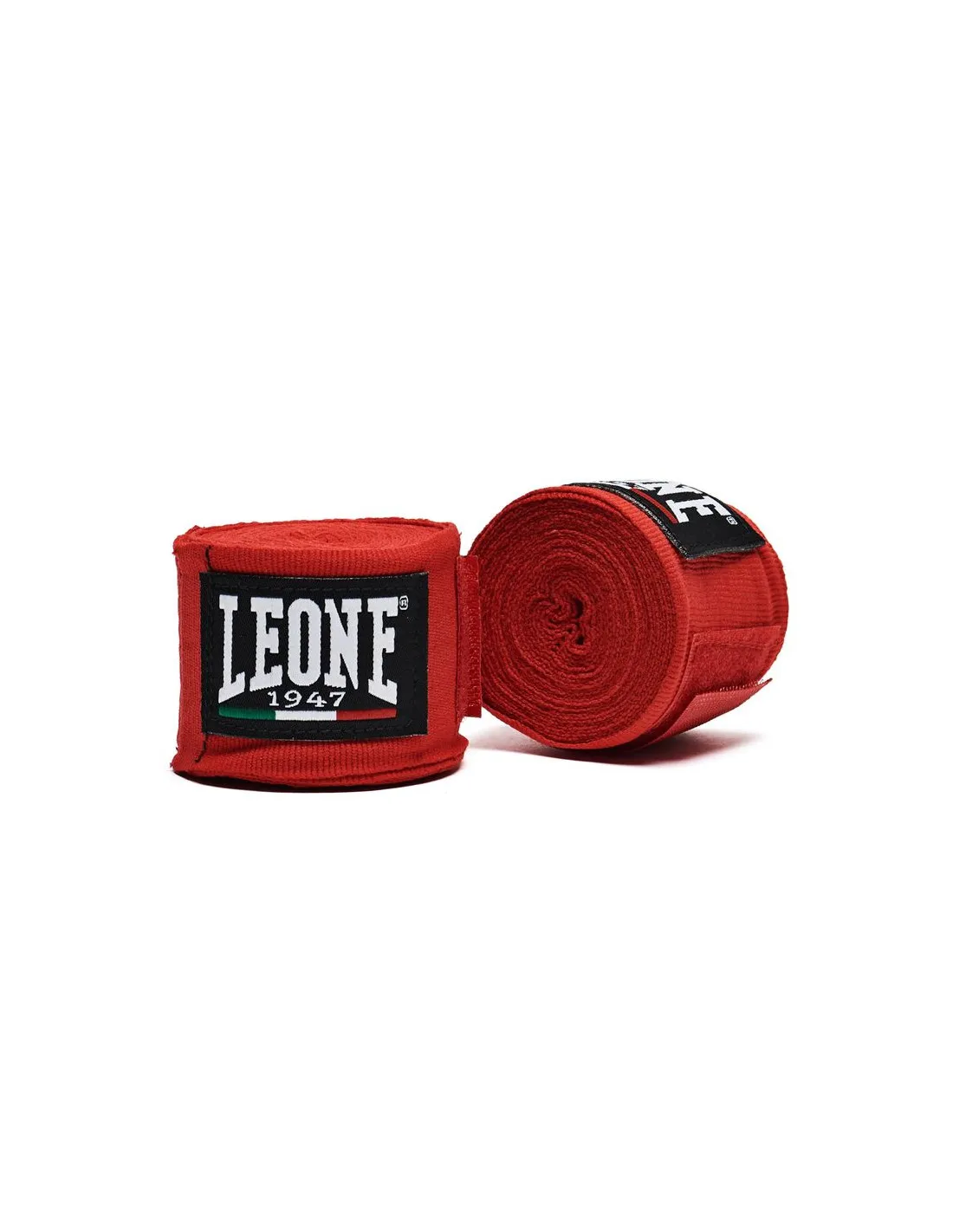 Vendas de Boxeo Leone Semielásticas Rojo
