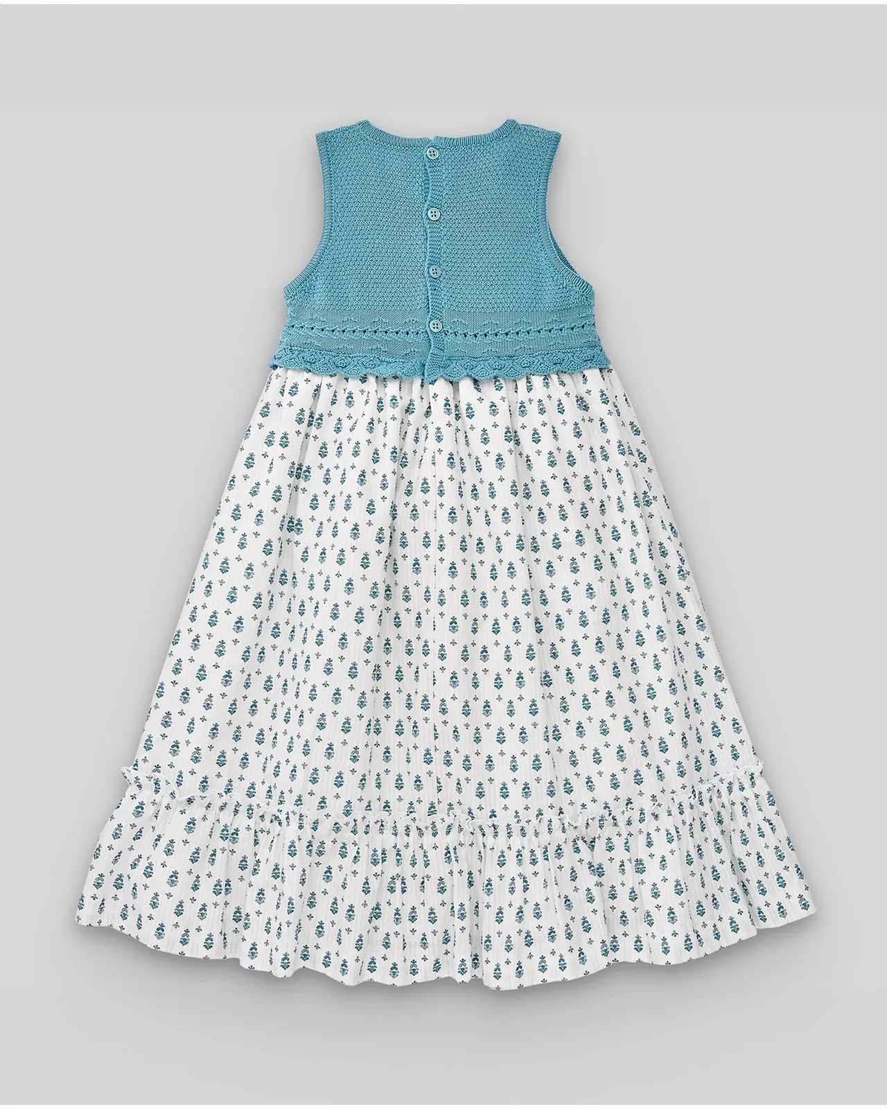 Vestido combinado "VILLA"